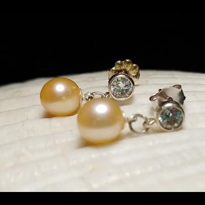 Pearl earrings